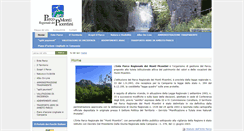 Desktop Screenshot of parcoregionalemontipicentini.it